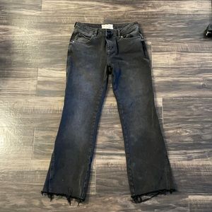 Free people Flare crop jeans